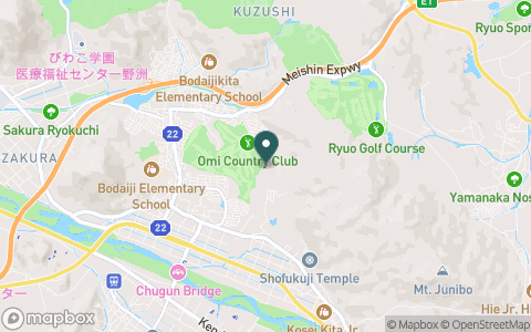 近江カントリー倶楽部の地図