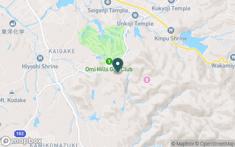 近江ヒルズゴルフ倶楽部【ＰＧＭ】の地図