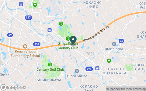 滋賀甲南カントリークラブの地図