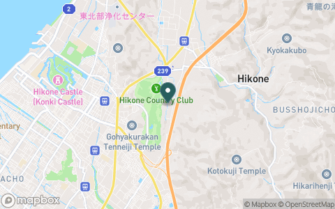 彦根カントリー倶楽部の地図