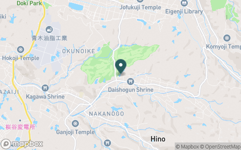 日野ゴルフ倶楽部の地図