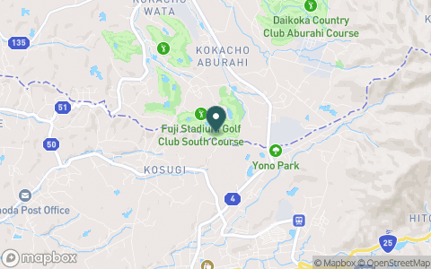 富士スタジアムゴルフ倶楽部　南コースの地図