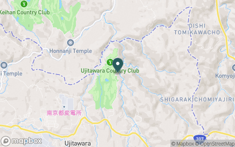 宇治田原カントリー倶楽部の地図