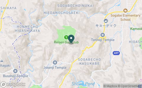 れいせんゴルフ倶楽部の地図
