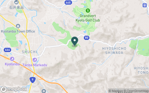 太閤坦カントリークラブの地図