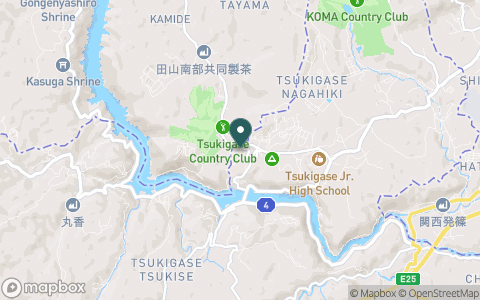 月ヶ瀬カントリークラブの地図