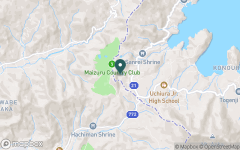 舞鶴カントリークラブの地図