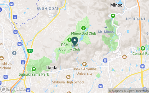 ＰＧＭ池田カントリークラブ【ＰＧＭ】の地図