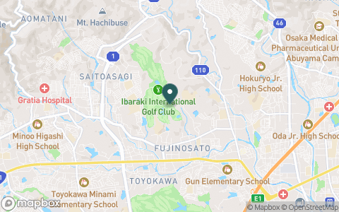 茨木国際ゴルフ倶楽部【ＧＲＡＮＤ ＰＧＭ】の地図