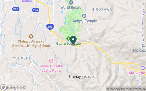グロワールゴルフ倶楽部の地図