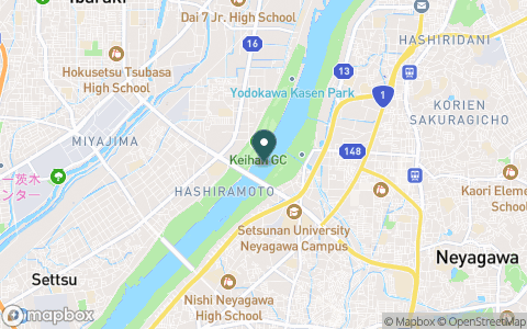 京阪ゴルフ倶楽部の地図