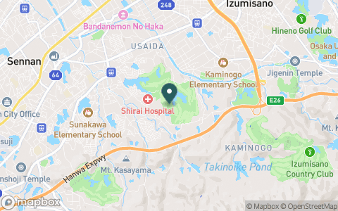 泉南カンツリークラブの地図