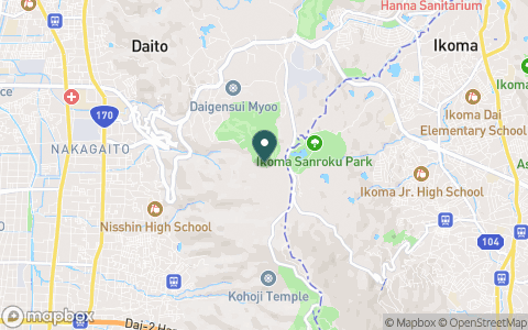 阪奈カントリークラブの地図