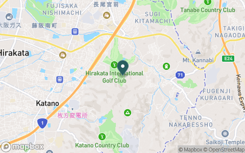枚方国際ゴルフ倶楽部【ＰＧＭ】の地図
