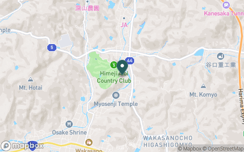 姫路相生カントリークラブの地図