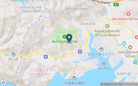 赤穂カンツリークラブの地図