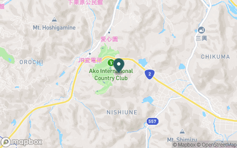 赤穂国際カントリークラブの地図