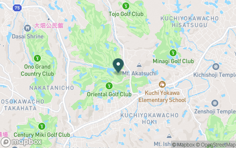 東条の森カントリークラブ東条コースの地図