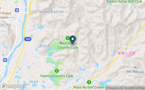 ウエストワンズカンツリー倶楽部の地図