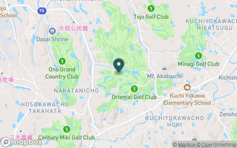 東条の森カントリークラブ宇城コースの地図