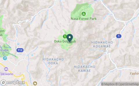 大岡ゴルフ倶楽部の地図