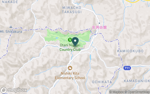 オータニにしきカントリークラブの地図