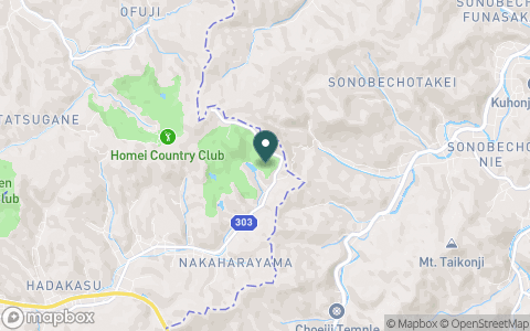 オータニ広尾カントリークラブの地図