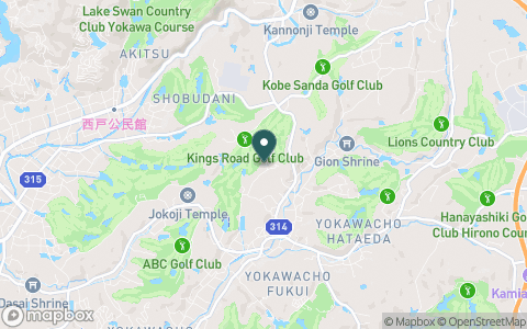キングスロードゴルフクラブの地図