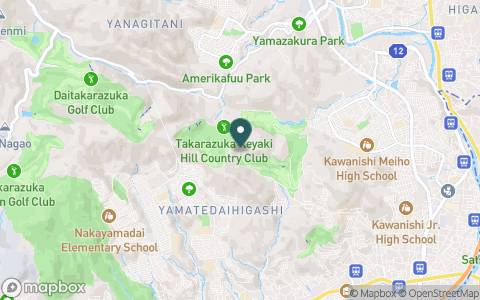 宝塚けやきヒルカントリークラブの地図