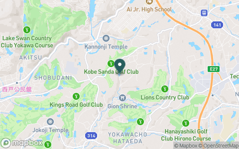 神戸三田ゴルフクラブの地図