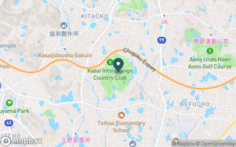 加西インターカントリークラブの地図