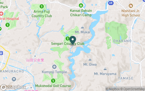 千刈カンツリー倶楽部の地図