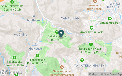 大宝塚ゴルフクラブ【ＧＲＡＮＤ ＰＧＭ】の地図