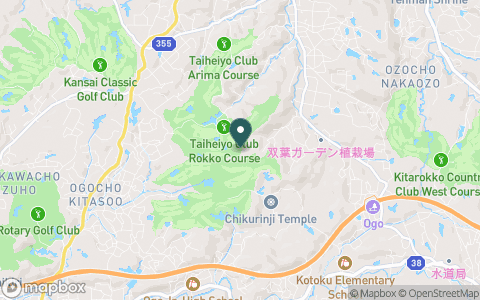 太平洋クラブ六甲コースの地図