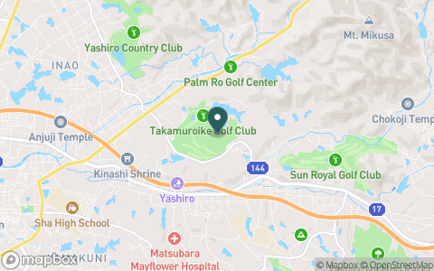 高室池ゴルフ倶楽部の地図