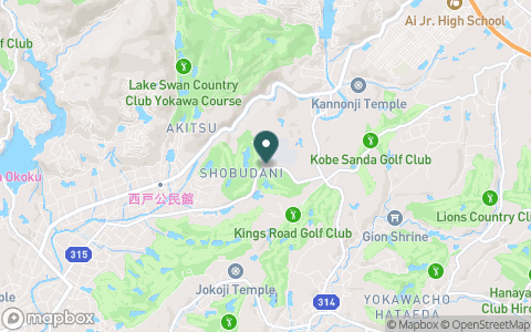 滝野カントリー倶楽部　迎賓館コースの地図