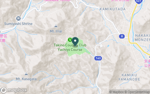 滝野カントリー倶楽部　八千代コースの地図