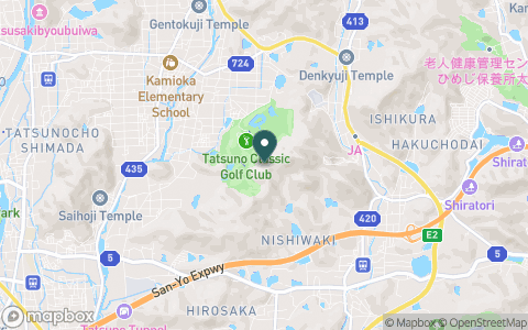 龍野クラシックゴルフ倶楽部の地図