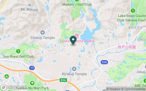 東条湖カントリー倶楽部の地図