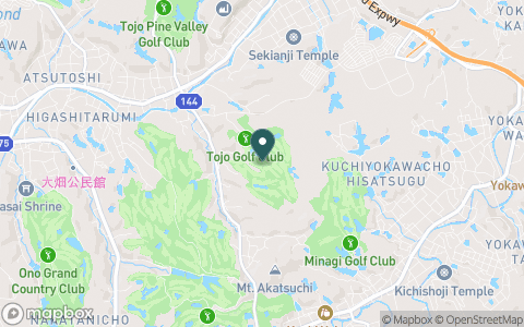 東条ゴルフ倶楽部の地図