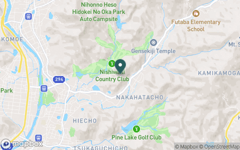 西脇カントリークラブの地図