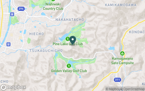パインレークゴルフクラブの地図