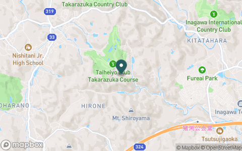 太平洋クラブ宝塚コースの地図