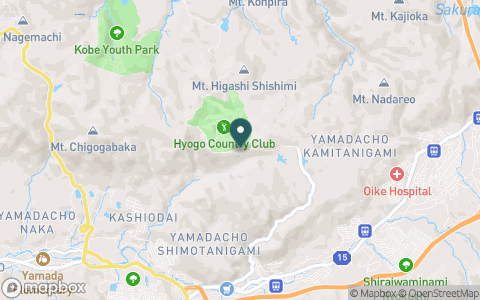 兵庫カンツリー倶楽部の地図