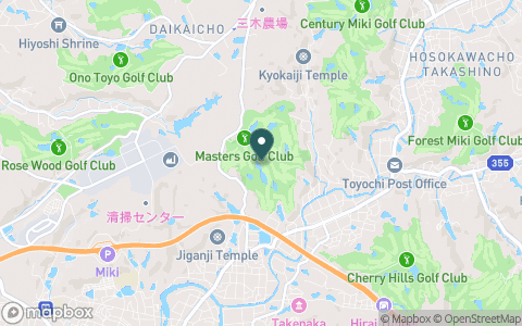 マスターズゴルフ倶楽部の地図