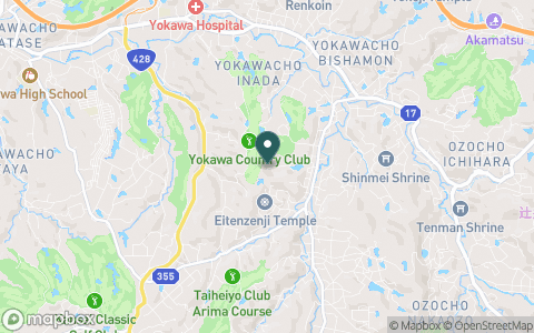 吉川カントリー倶楽部の地図