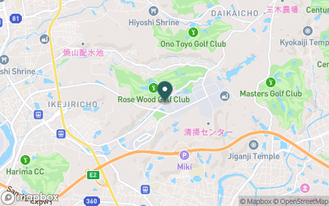 ローズウッドゴルフクラブ【アコーディア・ゴルフ】の地図