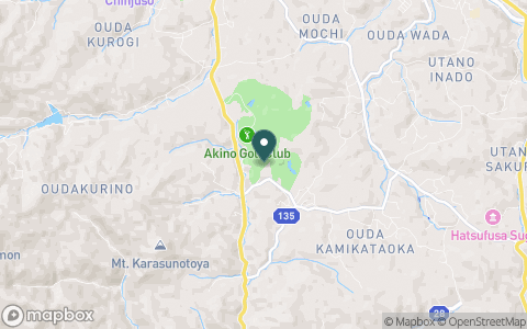 阿騎野ゴルフ倶楽部の地図