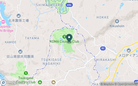 ＫＯＭＡカントリークラブの地図
