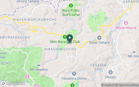新奈良ゴルフ倶楽部の地図